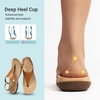 image:imageDREAM PAIRS Womens Flat Sandals Arch Support Orthopedic Comfortable Soft Cushion Summer TStrap Walking Thong SandalsTanpu