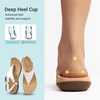 image:imageDREAM PAIRS Womens Flat Sandals Arch Support Orthopedic Comfortable Soft Cushion Summer TStrap Walking Thong SandalsWhite