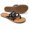 image:imageDREAM PAIRS Womens Flip Flops Round Toe Multi Strap lightweight Summer Beach Flat Casual Thong Sandals