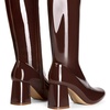 image:imageDREAM PAIRS Womens Gogo Boots Square Toe Chunky Wide Calf Knee High BootsBrown
