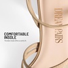 image:imageDREAM PAIRS Womens Heels Chunky Block Strappy Square Open Toe Ankle Buckle 315 Inch Heeled Sandals Wedding Party Dress Prom ShoesNude