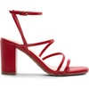 image:imageDREAM PAIRS Womens Heels Chunky Block Strappy Square Open Toe Ankle Buckle 315 Inch Heeled Sandals Wedding Party Dress Prom ShoesRedpu