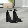 image:imageDREAM PAIRS Womens Heels For Women Braided Open Toe Ankle Strap High Block Chunky Heel Sandals Party Wedding Dress Pumps ShoesBlack