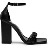 image:imageDREAM PAIRS Womens Heels For Women Braided Open Toe Ankle Strap High Block Chunky Heel Sandals Party Wedding Dress Pumps ShoesBlack
