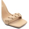 image:imageDREAM PAIRS Womens Heels For Women Braided Open Toe Ankle Strap High Block Chunky Heel Sandals Party Wedding Dress Pumps ShoesNude