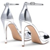 image:imageDREAM PAIRS Womens Heels High Stilettos Ankle Strap Sexy Comfort Dress Shoes Wedding Bridal Pumps SandalsSilver