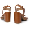 image:imageDREAM PAIRS Womens High Chunky Heels Square Toe Block Ankle Strap 3 inch Comfortable Heeled Sandals For Formal Wedding Party DressBrown