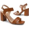 image:imageDREAM PAIRS Womens High Chunky Heels Square Toe Block Ankle Strap 3 inch Comfortable Heeled Sandals For Formal Wedding Party DressBrown
