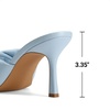 image:imageDREAM PAIRS Womens High Stilettos Heels Mules Open Square Toe Slip On Comfort Sexy Dress Pumps Sandals Fashion Casual Prom Dress ShoesBabyBlue