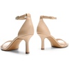 image:imageDREAM PAIRS Womens High Stilettos Open Square Toe Ankle Strap Heels Sexy Fashion Comfort Dress Shoes Wedding Bridal Pumps Heeled SandalsNudepu
