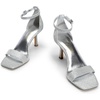 image:imageDREAM PAIRS Womens High Stilettos Open Square Toe Ankle Strap Heels Sexy Fashion Comfort Dress Shoes Wedding Bridal Pumps Heeled SandalsSilverglitter