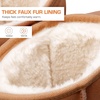 image:imageDREAM PAIRS Womens Hightop Winter Snow Boots Faux Fur Lining Pull on Warm Comfortable Outdoor Booties Shoes for Women FuzzyClassicChesnut