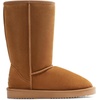 image:imageDREAM PAIRS Womens Hightop Winter Snow Boots Faux Fur Lining Pull on Warm Comfortable Outdoor Booties Shoes for Women FuzzyClassicChesnut