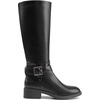 image:imageDREAM PAIRS Womens Knee High Riding Boots Comfortable Low Chunky Heel Side Zipper Round Toe Casual Classic RanchingBlack