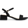 image:imageDREAM PAIRS Womens Low Heels for Women Classic Open Toe Ankle Strap Block Chunky Heel Sandals Holiday Party Wedding Dress Pumps ShoesBlacksuede