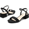 image:imageDREAM PAIRS Womens Low Heels for Women Classic Open Toe Ankle Strap Block Chunky Heel Sandals Holiday Party Wedding Dress Pumps ShoesBlacksuede