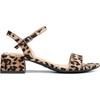 image:imageDREAM PAIRS Womens Low Heels for Women Classic Open Toe Ankle Strap Block Chunky Heel Sandals Holiday Party Wedding Dress Pumps ShoesLeopardsuede