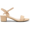 image:imageDREAM PAIRS Womens Low Heels for Women Classic Open Toe Ankle Strap Block Chunky Heel Sandals Holiday Party Wedding Dress Pumps ShoesNudenubuck1