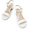 image:imageDREAM PAIRS Womens Low Heels for Women Classic Open Toe Ankle Strap Block Chunky Heel Sandals Holiday Party Wedding Dress Pumps ShoesWhitepu1