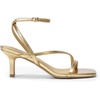 image:imageDREAM PAIRS Womens Low Kitten Heels Strappy Open Square Toe Ankle Strap Sexy Fashion Comfort Dress Shoes Party Heeled SandalsGold