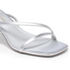 image:imageDREAM PAIRS Womens Low Kitten Heels Strappy Open Square Toe Ankle Strap Sexy Fashion Comfort Dress Shoes Party Heeled SandalsSilver