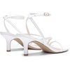 image:imageDREAM PAIRS Womens Low Kitten Heels Strappy Open Square Toe Ankle Strap Sexy Fashion Comfort Dress Shoes Party Heeled SandalsWhite