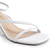 image:imageDREAM PAIRS Womens Low Kitten Heels Strappy Open Square Toe Ankle Strap Sexy Fashion Comfort Dress Shoes Party Heeled SandalsWhite