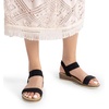 image:imageDREAM PAIRS Womens Low Wedge Casual SandalsBlack