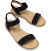 image:imageDREAM PAIRS Womens Low Wedge Casual SandalsBlack