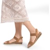 image:imageDREAM PAIRS Womens Low Wedge Casual SandalsCamel