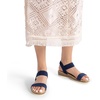 image:imageDREAM PAIRS Womens Low Wedge Casual SandalsNavy