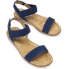 image:imageDREAM PAIRS Womens Low Wedge Casual SandalsNavy
