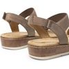 image:imageDREAM PAIRS Womens Low Wedge Casual SandalsTaupe
