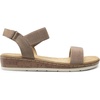 image:imageDREAM PAIRS Womens Low Wedge Casual SandalsTaupe