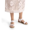 image:imageDREAM PAIRS Womens Low Wedge Casual SandalsWhite