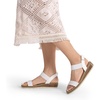 image:imageDREAM PAIRS Womens Low Wedge Casual SandalsWhite