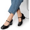 image:imageDREAM PAIRS Womens Mary Jane Shoes Chunky Block Short Heels 217 Closed Round Toe Vintage Wedding Shoes Comfort Dress Pump Shoes for Daily LifeBlack