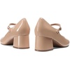 image:imageDREAM PAIRS Womens Mary Jane Shoes Chunky Block Short Heels 217 Closed Round Toe Vintage Wedding Shoes Comfort Dress Pump Shoes for Daily LifeNude