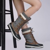image:imageDREAM PAIRS Womens MidCalf Waterproof Winter Snow BootsBlackGrey