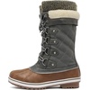 image:imageDREAM PAIRS Womens MidCalf Waterproof Winter Snow BootsTanKhaki