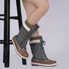 image:imageDREAM PAIRS Womens MidCalf Waterproof Winter Snow BootsTanKhaki