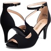 image:imageDREAM PAIRS Womens NILE Strappy Stiletto Heels Open Toe Ankle Strap Dress SandalsBlacknubuck