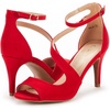 image:imageDREAM PAIRS Womens NILE Strappy Stiletto Heels Open Toe Ankle Strap Dress SandalsRed