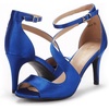 image:imageDREAM PAIRS Womens NILE Strappy Stiletto Heels Open Toe Ankle Strap Dress SandalsRoyalBlue