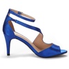 image:imageDREAM PAIRS Womens NILE Strappy Stiletto Heels Open Toe Ankle Strap Dress SandalsRoyalBlue