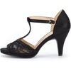 image:imageDREAM PAIRS Womens Open Toe Kitten Heel SandalsBlack