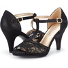 image:imageDREAM PAIRS Womens Open Toe Kitten Heel SandalsBlack