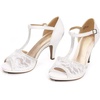 image:imageDREAM PAIRS Womens Open Toe Kitten Heel SandalsWhite