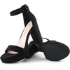 image:imageDREAM PAIRS Womens Platform Chunky High Heeled Sandals Open Toe Block Heels Ankle Strap Dress Shoes for Wedding Party EveningBlacknubuck