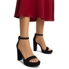 image:imageDREAM PAIRS Womens Platform Chunky High Heeled Sandals Open Toe Block Heels Ankle Strap Dress Shoes for Wedding Party EveningBlacknubuck